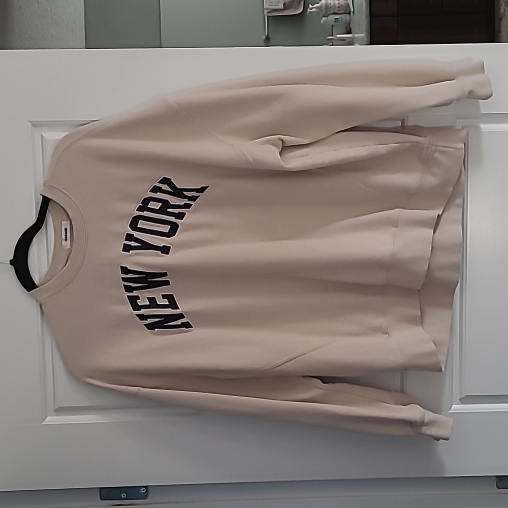Oversized crew neck
